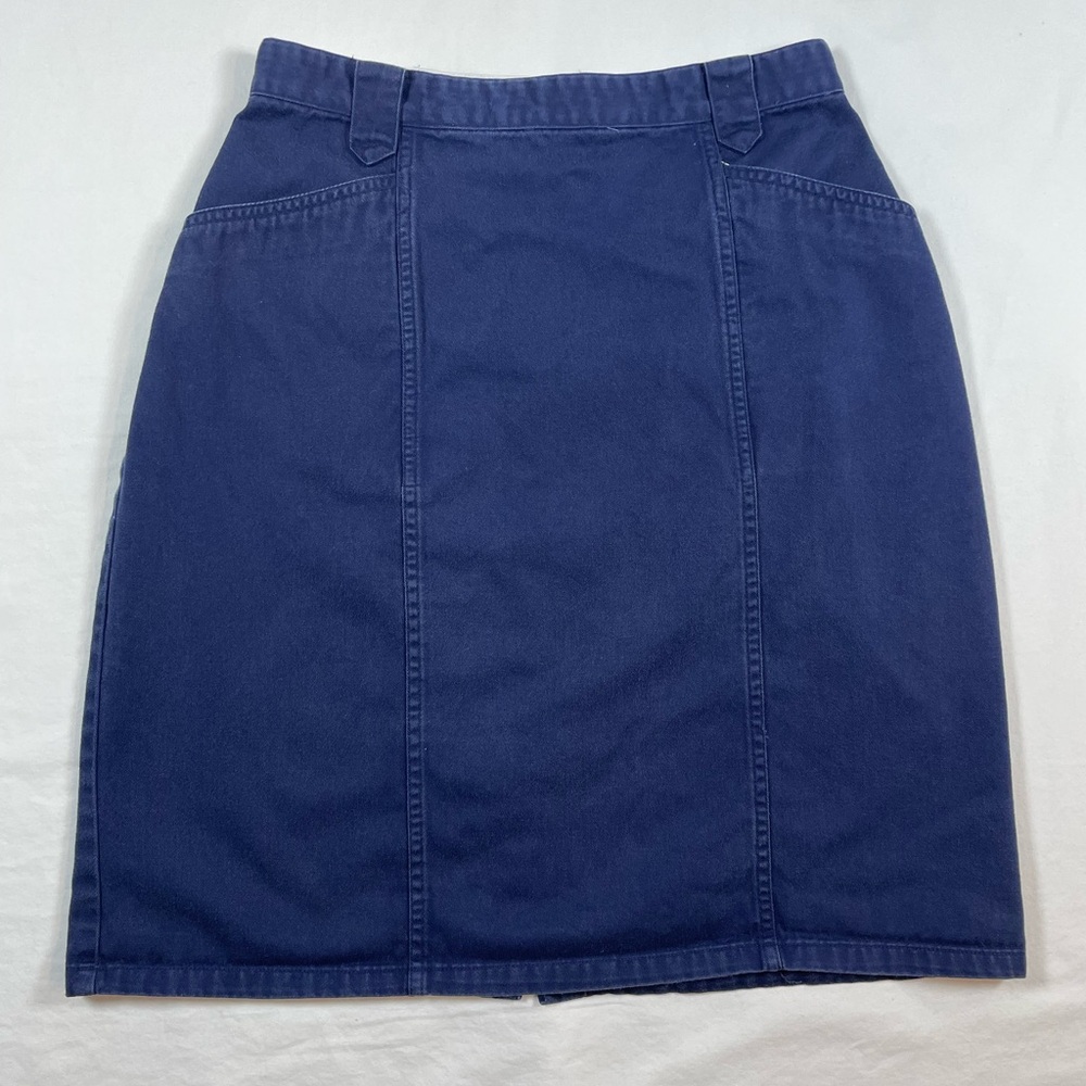 Christopher & Banks Navy Mini Pencil Skirt, Size 4